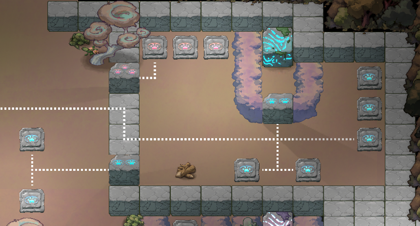 Level 5 finale: dual triple-pressure-plate puzzle climax